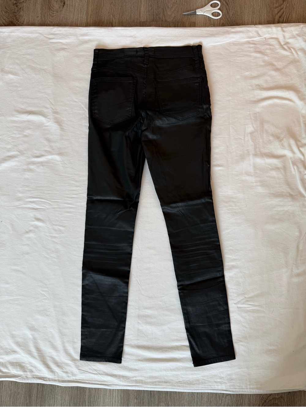 Madewell Black Coated Skinny Jeans